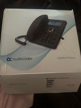 420HD IP VoIP Desk Phone — Black